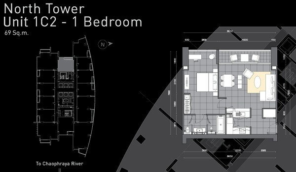 รูป คุ้มสุด The River 1BR ใกล้ ICONSIAM ต่ำกว่าตลาด 47.16% ติดต่อเราทันทีเลย - U38335 - รูปที่ 8/8