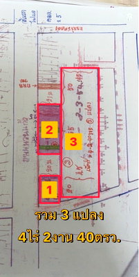 Land for sale Karnjanavanit Road Hat Yai : Land for sale  Hatyai Songkhla 