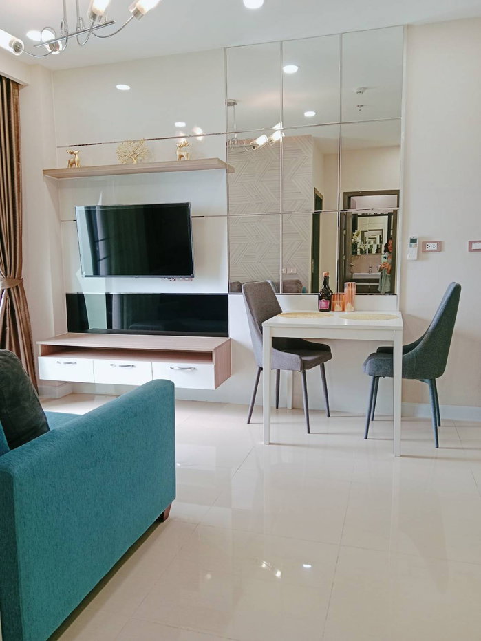 รูป Accept short term lease ดุสิต แกรนด์ คอนโด วิว ตรงข้ามทะเลจอมเทียน พร้อมอยู่ ห้องชั้นสูง วิวดี เงียบ โทร 089-6620022 - รูปที่ 4/16