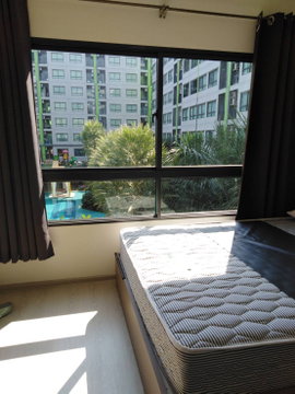 ให้เช่า Grene Condo ดอนเมือง–สรงประภา | ห้องมุม วิวสระน้ำ พื้นที่ 34 ตร.ม.