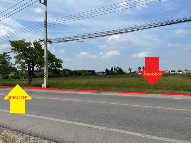 รูป ที่ดินเปล่าหน้ากว้าง 100 ม. บ้านใหม่ สามพราน นครปฐม รหัสแฟ้ม67-00388 หรือ 31188-0001 ติดต่อคุณสุชาติ - รูปที่ 5/9