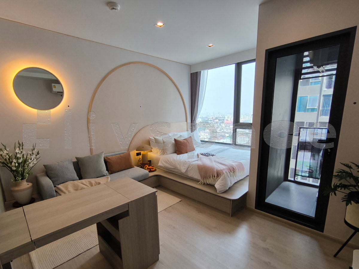 รูป ▚ LJ192ツ ขาย: Reference Sathorn - Wongwianyai ✨ สตูดิโอ 24.97 ตร.ม. โครงการใหม่พร้อมอยู่จาก SC Asset จัดโปรห้องเดียว ราคาดีจัด! - รูปที่ 2/8