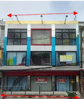 รูป อาคารพาณิชย์ 3 ชั้น  บนที่ดินเนื้อที่ 39.7 ตร.ว.  ติดถนน ทหาร  อ. เมืองอุดรธานี   จ. อุดรธานี (ติดต่อ คุณปิยะพันธ์) - รูปที่ 1/6