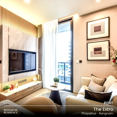 คอนโดให้เช่า : เช่าคอนโด 🌇 The Extro Phayathai-Rangnam 1นอน 32.69ตร.ม. 29.9k ⭐ ยูนิตสวย เฟอร์ครบ ใกล้ BTS อนุสาวรีย์ 