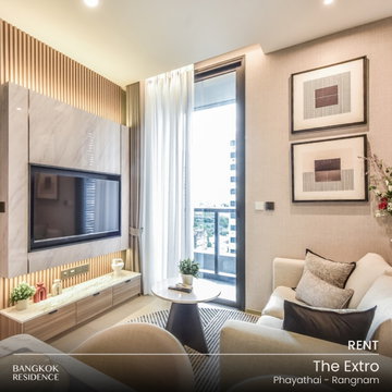 Rental Condo 🌇 The Extro Phayathai-Rangnam, 1BR 32.69 sqm, 29.9K ⭐ Beautiful Fully Furnished Unit near BTS Victory Monument 