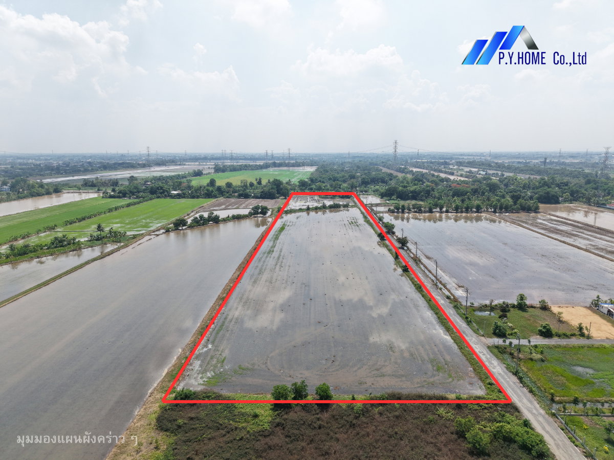 รูป ขายที่ดิน 12 ไร่ ปากทางเข้าวัดป่าวิศรุตรัตนาราม หนองจอก กรุงเทพมหานคร - รูปที่ 7/8