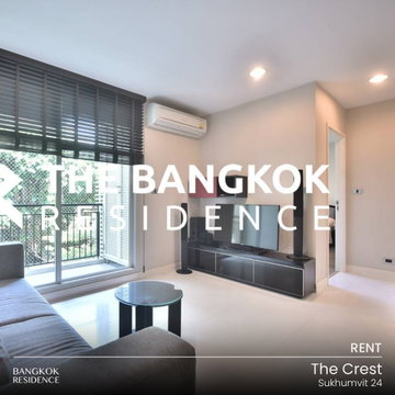 เช่าคอนโด 🌃 The Crest Sukhumvit 24 1นอน 47ตรม 28k 💚 ยูนิตว่าง พร้อมนัดชม ใกล้ BTS พร้อมพงษ์ 