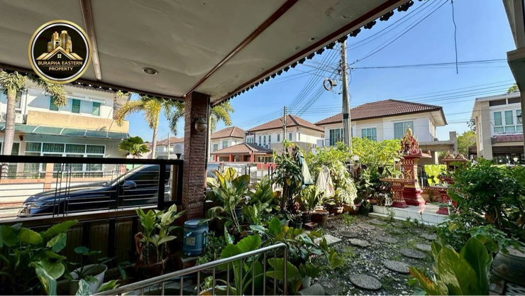 picture Urgent sale! Mangmee Srisuk Village, corner unit, Sriracha District, Chonburi Province. - 6/9