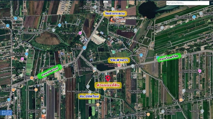 รูป ที่ดินเปล่า  ถนนไมตรีจิต6 ตรงข้ามโรงพยาบาลคลองสามวา  นัดชมแปลงที่ดิน 085-318-6868​คุณวา  - รูปที่ 4/12