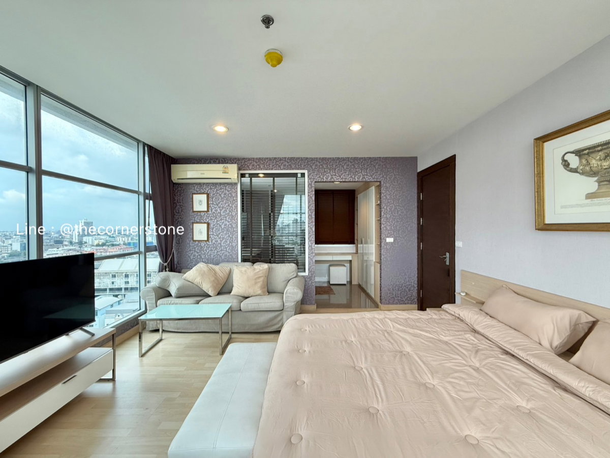 รูป 2 ห้องนอน พร้อมให้เช่า❗️"𝐑𝐡𝐲𝐭𝐡𝐦 𝐑𝐚𝐭𝐜𝐡𝐝𝐚" ห้องใหญ่ ขนาด 73 ตร.ม.📌 ติด MRT-รัชดาภิเษก [250683] - รูปที่ 13/20