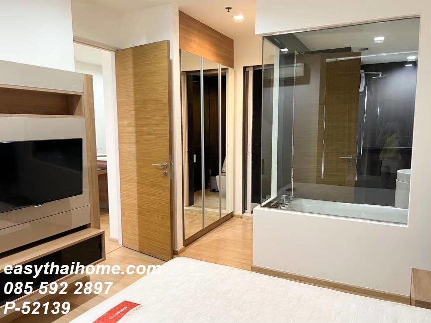 รูป P-52139 — ให้เช่าคอนโด ชั้น 12 Rhythm Sukhumvit 50 รูปแบบ 1 ห้องนอน วิวเมือง ใกล้ BTS อ่อนนุช 085-592-2897 Line: @easythaihome - รูปที่ 7/9