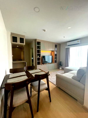 คอนโดให้เช่า : ให้เช่าคอนโด ศุภาลัย ปาร์ค สถานีตลาดพลู อาคาร 1 ชั้น 28  1 BED PLUS ขนาด 49 ตรม ใกล้ The Mall ท่าพระ