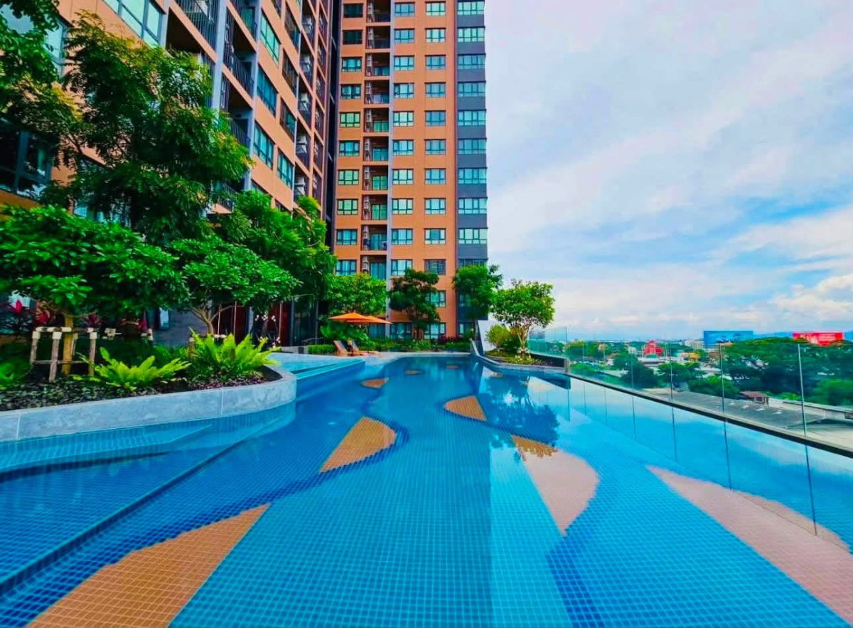 รูป ✅ให้เช่า เดอะเบสไฮท์ ชั้น13 วิวสระ 35ตรม. 16,000☎️0647924426(เบญ) - รูปที่ 14/14