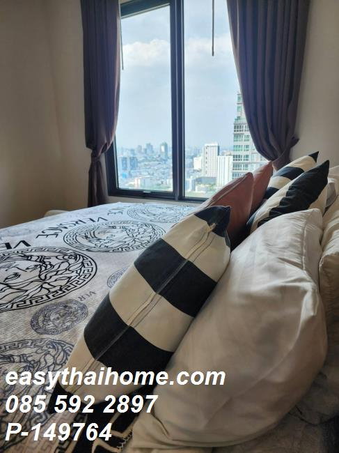 รูป P-149764 — ขายพร้อมผู้เช่า คอนโด Duplex ชั้น 37-38 Villa Asoke 2 นอน 2 น้ำ วิวเมือง ใกล้ MRT เพชรบุรี 085-592-2897 Line: @easythaihome - รูปที่ 4/12