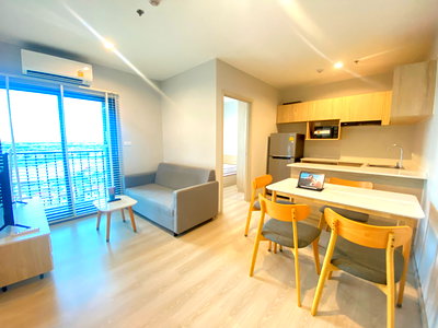 Condos for rent : Nue Noble Srinakarin-Lasalle 2-bedroom condo for rent, 15,000 THB/month. Minimum 1-year contract.