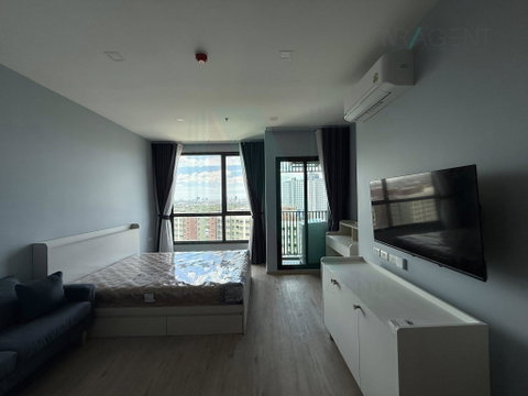 ðĐ For Rent Condo THE RICH RAMA 9 - SRINAKARIN Building 1, Floor 24,Studio, Room size 27 sqm