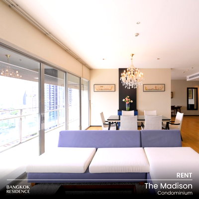 คอนโดให้เช่า : เช่าคอนโด 💎 The Madison Condominium Sukhumvit 41 3นอน 230ตร.ม. 140k 🌃 ยูนิตกว้าง วิวสวย ใกล้ BTS พร้อมพงษ์ 