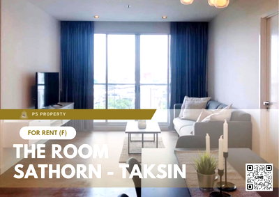 คอนโดให้เช่า : ให้เช่า ✨ The Room Sathorn - Taksin ✨ 2 ห้องนอน เฟอร์นิเจอร์ และ เครื่องใช้ไฟฟ้าครบ ใกล้ BTS สะพานตากสิน