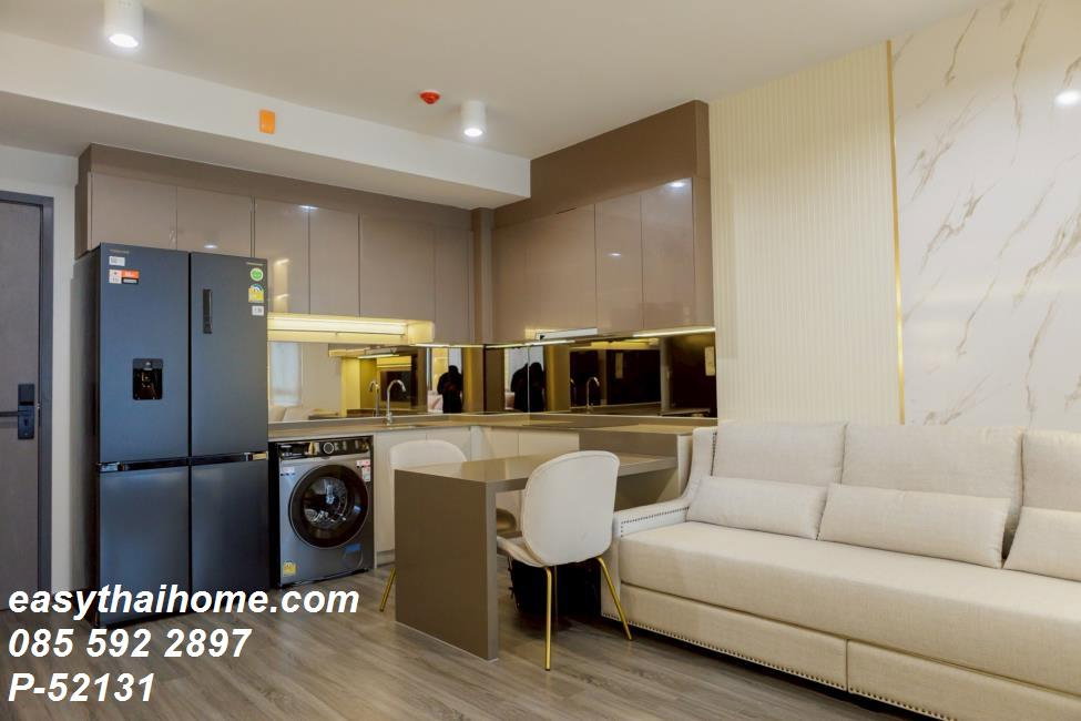รูป P-52131 — ให้เช่าคอนโด ชั้น 11 อาคาร A IDEO Chula-Samyan 2 ห้องนอน วิวเมือง ใกล้ MRT สามย่าน 085-592-2897 Line: @easythaihome - รูปที่ 2/4