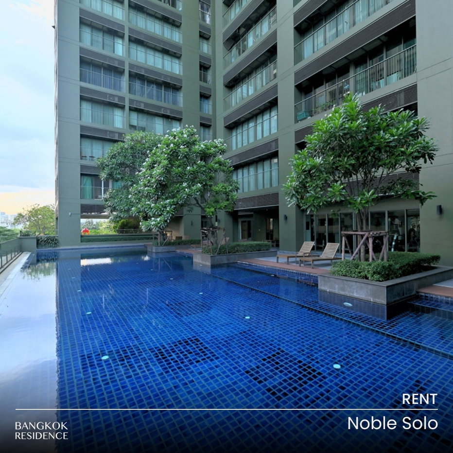 รูป เช่าคอนโด 🌇Noble Solo 1นอน 70ตร.ม. 33k 🌊 ยูนิตสวย วิวสระว่ายน้ำ พร้อมเฟอร์ครบ ใกล้ ARL คลองเตย  - รูปที่ 1/5