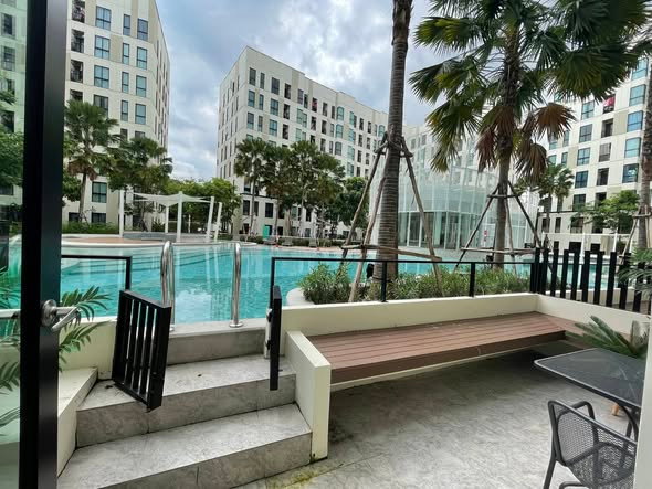 รูป 🔥 ขายด่วน ✅คอนโด ยูนิโอ สุขุมวิท 72 (Unio Sukhumvit 72) คอนโดสไตล์รีสอร์ท ห้องหายาก Duplex Pool Access ติดสระว่ายน้ำใกล้ BTS แบริ่ง - รูปที่ 7/8