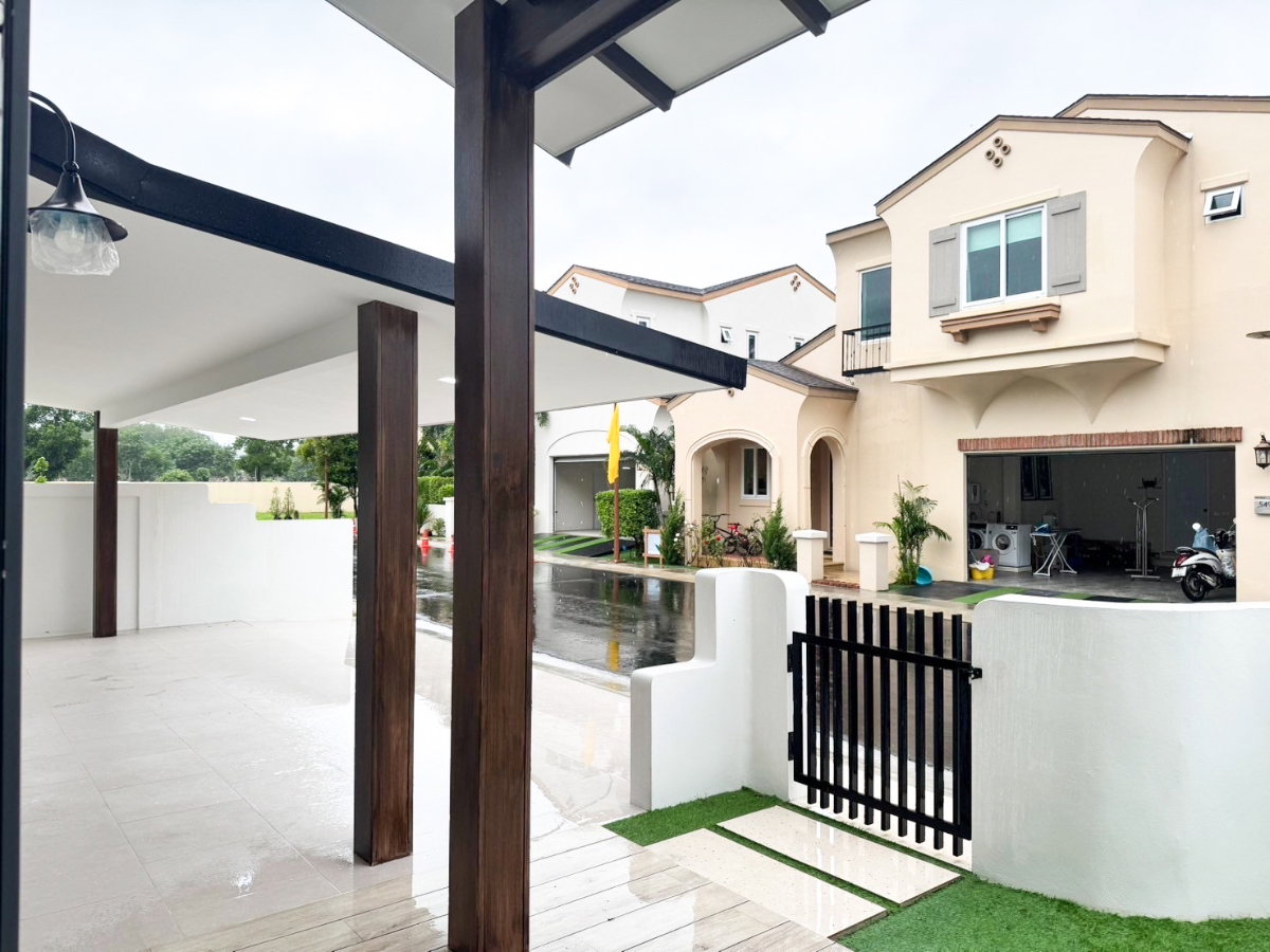 รูป ให้เช่า บ้านเดี่ยว 2 ชั้น เฟอร์ครบ  3 ห้องนอน 3 ห้องน้ำ เช่า 39,000 บาท/เดือน - รูปที่ 27/30