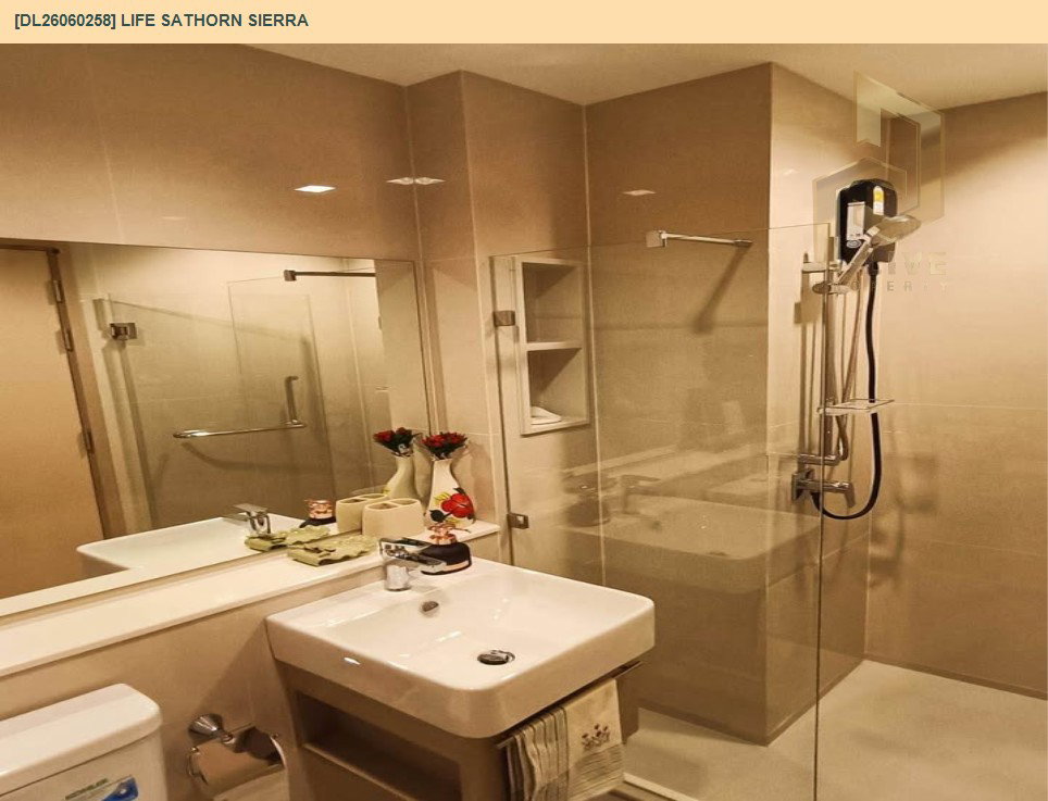 รูป DL26060258 ให้เช่าคอนโด ไลฟ์ สาทร เซียร์รา (Life Sathorn Sierra) ใกล้ BTS ตลาดพลู พร้อมเข้าอยู่ โทรด่วน 0653619502 LineID @952jdxxk - รูปที่ 9/13