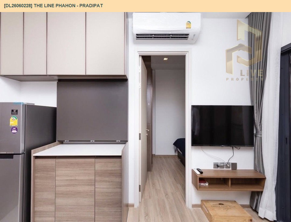 รูป DL26060228 ให้เช่าคอนโด เดอะ ไลน์ พหล - ประดิพัทธ์ (THE LINE Phahon - Pradipat) ใกล้ BTS สะพานควาย พร้อมเข้าอยู่ โทรด่วน 0638692663 LineID @952jdxxk - รูปที่ 9/12