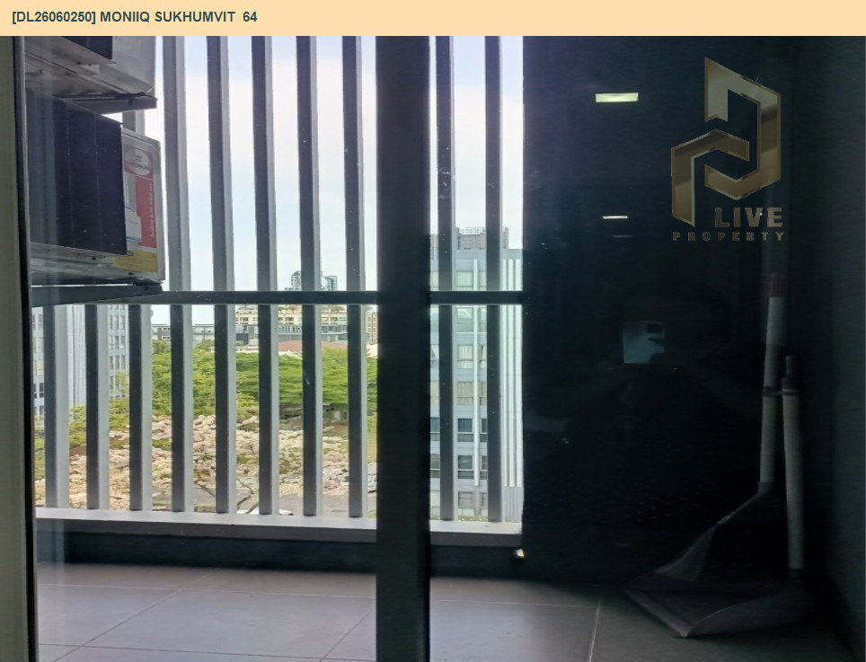 รูป DL26060250 ให้เช่าคอนโด โมนีค สุขุมวิท 64 (MONIIQ Sukhumvit  64) ใกล้ BTS ปุณณวิธี พร้อมเข้าอยู่ โทรด่วน 0638692663 LineID @952jdxxk - รูปที่ 7/8