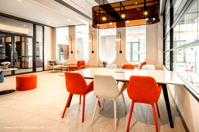 คอนโดให้เช่า : For Rent: Modern 1-Bedroom Condo at Blue Sukhumvit 105 | Fully Furnished | THB 16,000/Month