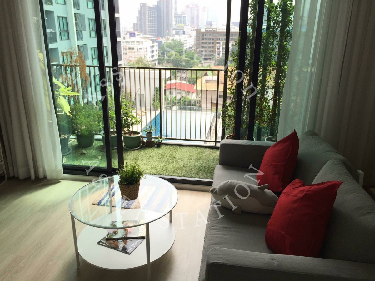 picture 💎🏙️Urgent! Room available at Quinn Ratchada. Fully furnished, spacious and well-proportioned. 💎MRT Sutthisan. - 1/5