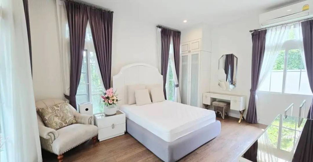รูป ขายบ้านหรู 5 ห้องนอน 6 ห้องน้ำ ในโครงการซีรีนเลค เชียงใหม่ แต่งครบ พร้อมอยู่ (H465) T.0946511456 - รูปที่ 8/16