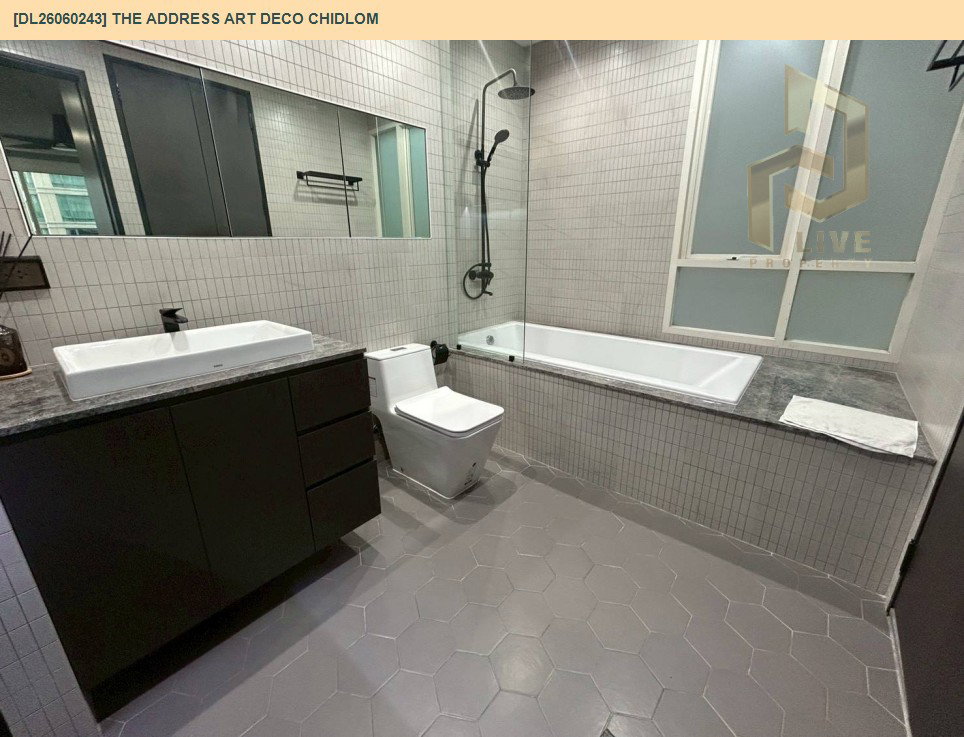 รูป DL26060243 ขายคอนโด ดิ แอดเดรส ชิดลม (The Address Art Deco Chidlom) ใกล้ BTS ชิดลม พร้อมเข้าอยู่ โทรด่วน 0638692663 LineID @952jdxxk - รูปที่ 6/8