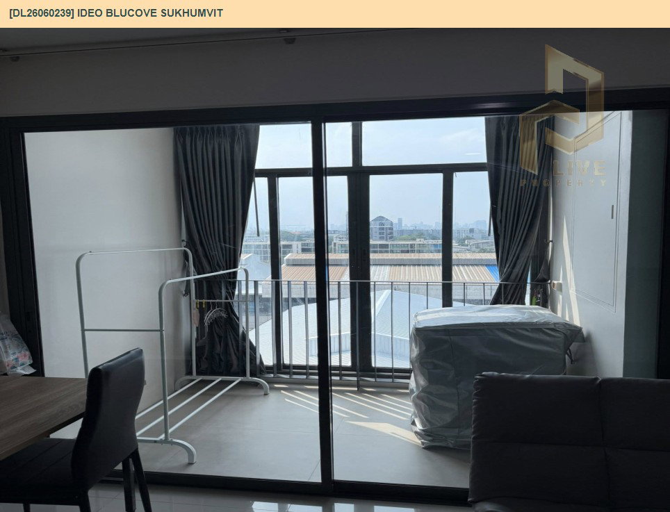 รูป DL26060238 ให้เช่าคอนโด ไอดีโอ บลูโคฟ สุขุมวิท (IDEO Blucove Sukhumvit) ใกล้ BTS อุดมสุข พร้อมเข้าอยู่ โทรด่วน 0614453194 LineID @952jdxxk - รูปที่ 10/10