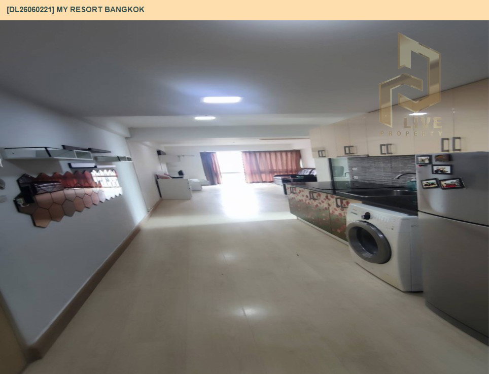รูป DL26060221 ขายคอนโด มาย รีสอร์ต แบงค์คอก (My Resort Bangkok) ใกล้ MRT เพชรบุรี พร้อมเข้าอยู่ โทรด่วน 0653619502 LineID @952jdxxk - รูปที่ 5/6