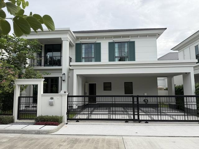 รูป MHR154 ปล่อยเช่าบ้านเดี่ยวแสนสิริ Setthasiri บางนา กม. 10 แบบบ้าน LAWRENCE มีห้องแม่บ้าน ทำเลดีใกล้โรงเรียนนานาชาติ และสนามบิน - รูปที่ 1/11