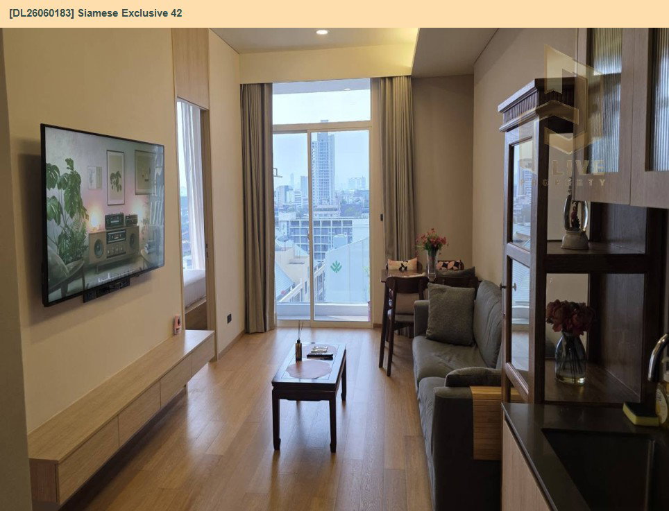 รูป DL26060183 ขายคอนโด ไซมิส เอ๊กซ์คลูซีพ 42 (Siamese Exclusive 42) ใกล้ BTS เอกมัย พร้อมเข้าอยู่ โทรด่วน 0614453194 LineID @952jdxxk - รูปที่ 15/16
