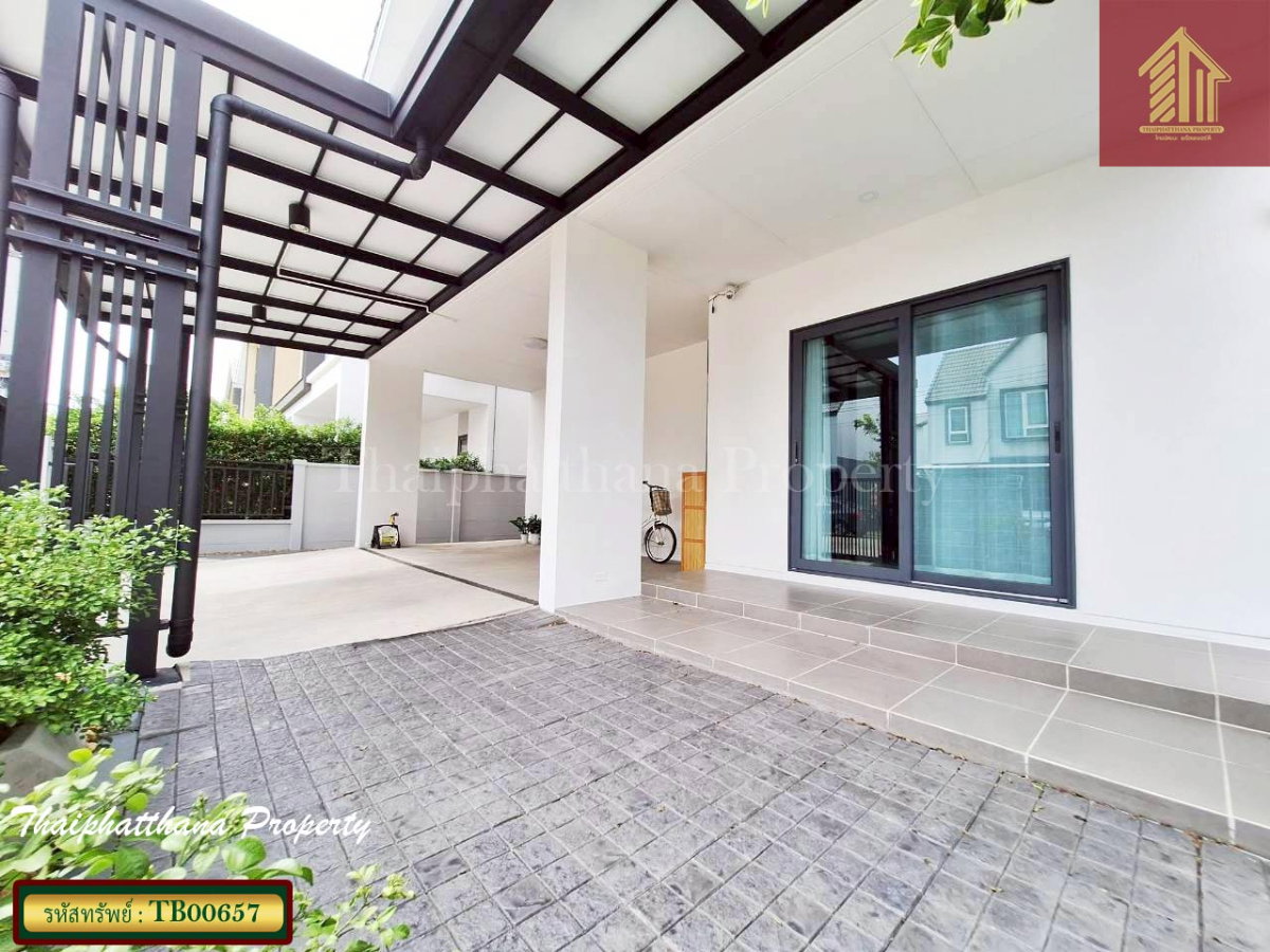 รูป หมู่บ้านเซนส์ บางนา-สุวรรณภูมิ บ้านสวยสภาพใหม่ สไตล์สแกนดิเนเวียน ตกแต่งพร้อมเข้าอยู่ - รูปที่ 2/15