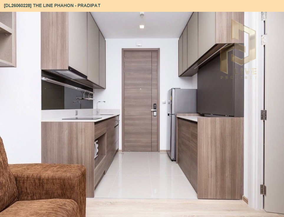 รูป DL26060228 ให้เช่าคอนโด เดอะ ไลน์ พหล - ประดิพัทธ์ (THE LINE Phahon - Pradipat) ใกล้ BTS สะพานควาย พร้อมเข้าอยู่ โทรด่วน 0638692663 LineID @952jdxxk - รูปที่ 8/12