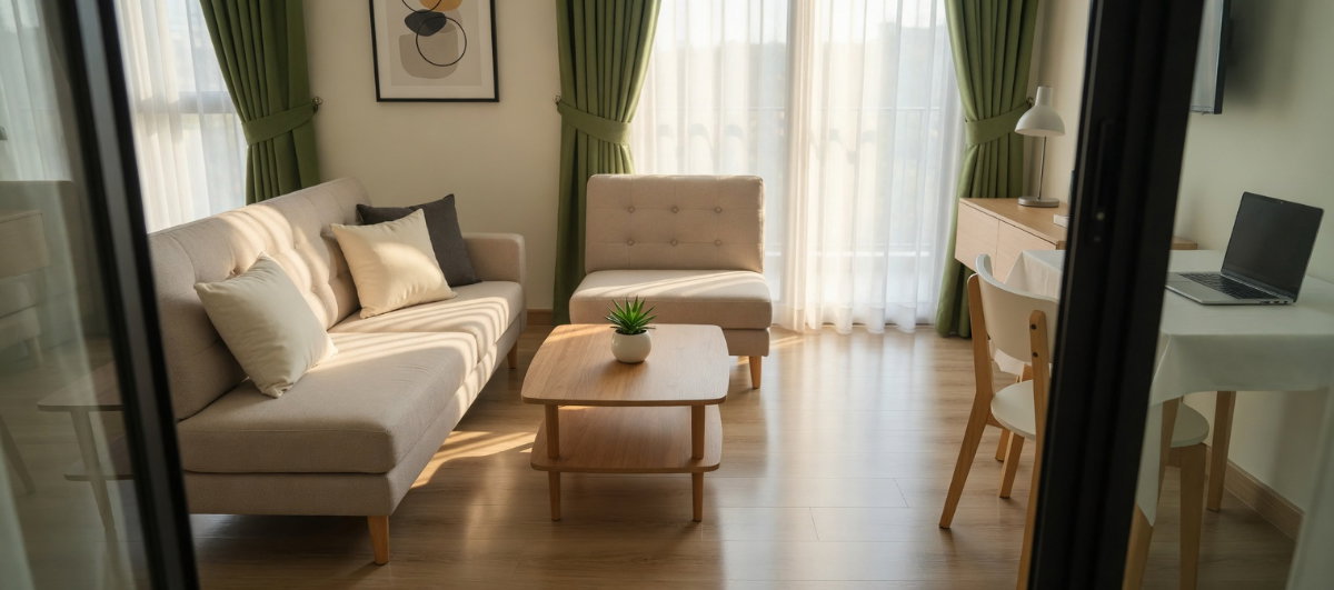 รูป 1 bed in Bangtao Skypark Laguna walks to the beach - รูปที่ 5/12