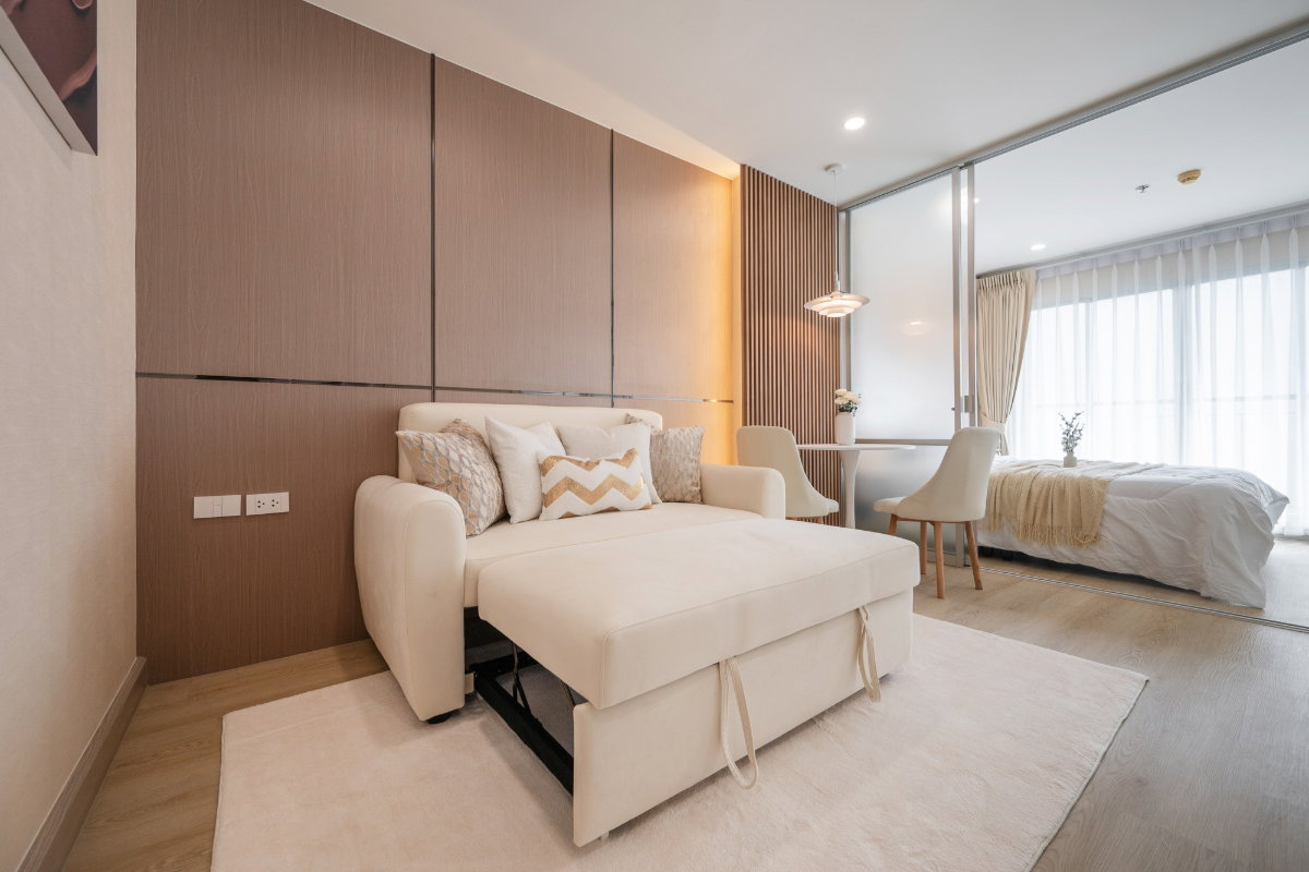 รูป R233 🏙 ขายด่วน  Lumpini Place Ramindra–Laksi คอนโดรีโนเวทใหม่ ติด MRT สีชมพู 0 เมตร เพียง 2.49 ล้านบาท - รูปที่ 5/24