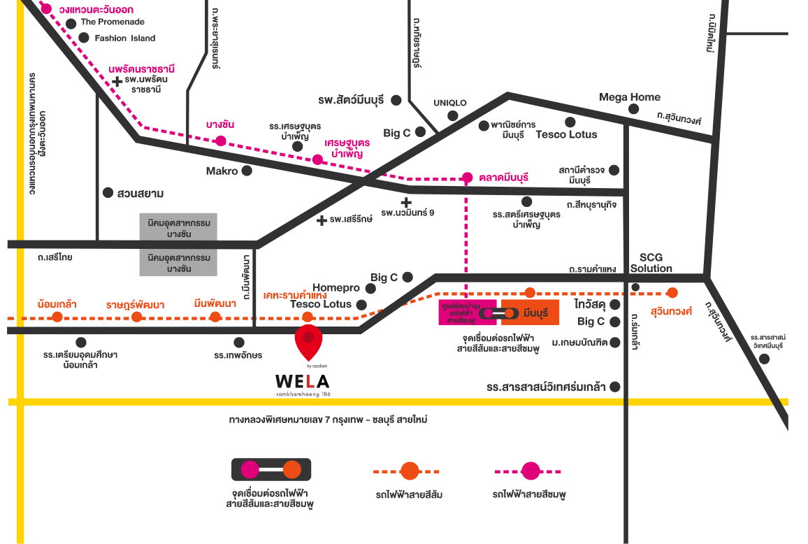 รูป คอนโด WELA รามคำแหง 186, Studio 22 ตรม. ให้เช่า 9500 ต่อเดือน ใกล้ MRT เคหะรามฯ - รูปที่ 15/17