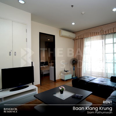 คอนโดให้เช่า : เช่าคอนโด 🌃 Baan Klang Krung Siam Pathumwan  2นอน 84ตร.ม. 33k 🔥ยูนิตกว้าง ราคาดี ใกล้ BTS ราชเทวี 