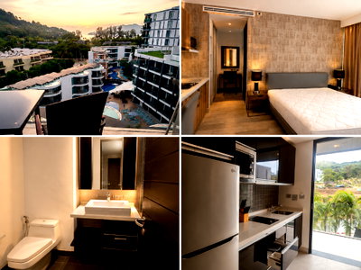 Condos for rent Phuket : 1bed Absolute Patong walking to Tritang beach Seaview