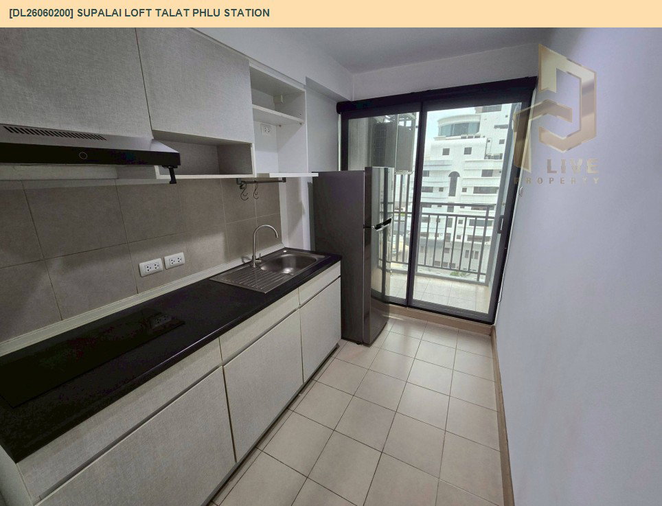 รูป DL26060200 ให้เช่าคอนโด ศุภาลัย ลอฟท์ สถานีตลาดพลู (Supalai Loft Talat Phlu Station) ใกล้ BTS ตลาดพลู พร้อมเข้าอยู่ โทรด่วน 0653619502 LineID @952jdxxk - รูปที่ 3/5