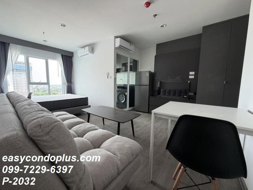 รูป P-2032 • Regent Home Bangna • ห้องสตูดิโอ ชั้นสูง วิวเปิดโล่ง ใกล้ BTS บางนา 10,500 บาท | Line Id: @easycondoplus | 099-229-6397 - รูปที่ 2/8