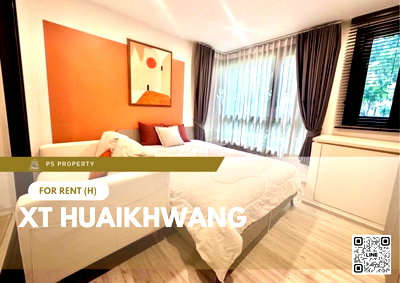 คอนโดให้เช่า : ให้เช่า 🔥 XT HUAIKHWANG 🔥 เฟอร์นิเจอร์ และ เครื่องใช้ไฟฟ้าครบ ใกล้ MRT ห้วยขวาง