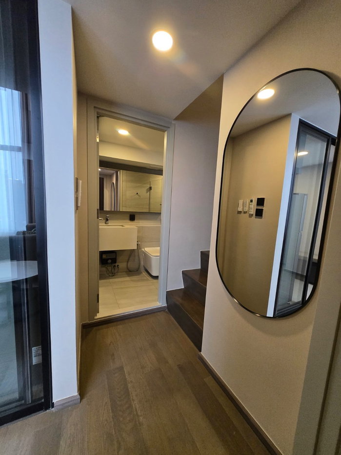 รูป ห้องมุม  Duplex 2 ชั้น 2 นอน ให้เช่าคอนโด Park Origin Chula-Samyan - รูปที่ 8/9