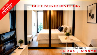 Condos for rent : 🍀🌸 Cozy Room For Rent 📌 Blue Sukhumvit 105 (Line: @rent2022) | Prime Sukhumvit 105 Location  ✨ Ready to Move In! ✨  📌 Ref Code: A10669
