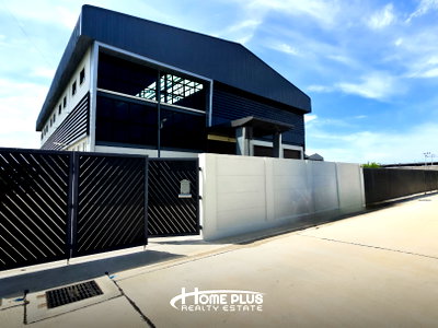 Factory for rent Hua Chieo Chaloem Phrakiat University : 2-storey warehouse for rent, newly built Modern Style Bangna-Trad Km.15 Bang Chalong Subdistrict Bang Phli District, Samut Prakan Province